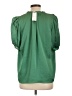 Current Air 100% Polyester Green Short Sleeve Blouse Size L - photo 2