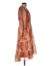 Taylor 100% Polyester Paisley Orange Cocktail Dress Size 12 - photo 4