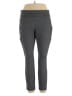 dalia Solid Gray Active Pants Size XL - photo 1