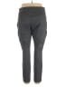 dalia Solid Gray Active Pants Size XL - photo 2