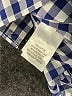 UNTUCKit 100% Cotton Checkered-gingham Blue Long Sleeve Blouse Size 2 - photo 8