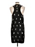 Madison Marcus 100% Silk Black Cocktail Dress Size L - photo 2