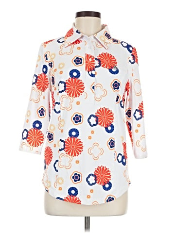 An Original Penguin by Munsingwear 3/4 Sleeve Button-Down Shirt (view 1)