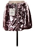Glamorous 100% Polyester Metallic Burgundy Formal Skirt Size XS - photo 2