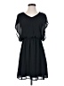 RSVP 100% Polyester Solid Black Casual Dress Size S - photo 1