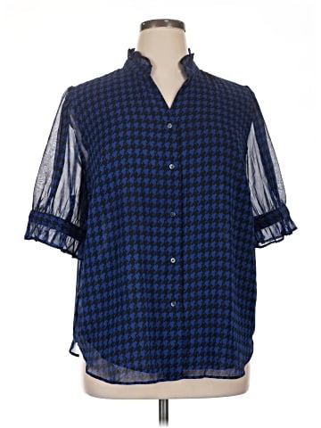 Ann Taylor 3/4 Sleeve Button-Down Shirt (view 1)