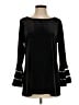 Chico's Black 3/4 Sleeve T-Shirt Size M - photo 1