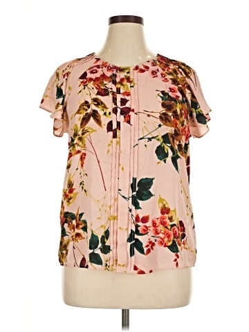 Worthington Short Sleeve Blouse (view 1)
