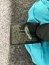 Worthington Color Block Teal Casual Skirt Size 8 - photo 5