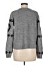 Ann Taylor LOFT Graphic Gray Pullover Sweater Size M - photo 2