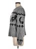 Ann Taylor LOFT Graphic Gray Pullover Sweater Size M - photo 5