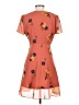 Madewell 100% Polyester Floral Orange Casual Dress Size 2 - photo 2