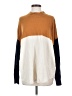 Madewell Color Block Tan Turtleneck Sweater Size XL - photo 1