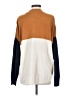 Madewell Color Block Tan Turtleneck Sweater Size XL - photo 2