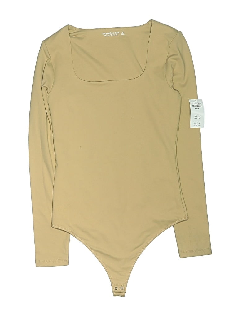 Abercrombie & Fitch Bodysuit In Neutral