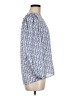 Ann Taylor LOFT 100% Polyester Blue 3/4 Sleeve Blouse Size M - photo 4
