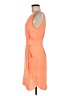 Wilfred 100% Polyester Solid Orange Cocktail Dress Size 6 - photo 5