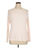 Fabletics Ivory Long Sleeve T-Shirt Size 1X - photo 1