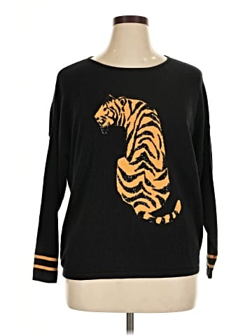 Joan Vass Pullover Sweater (view 1)