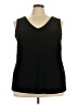 IMAN Black Sleeveless Blouse Size 3X - photo 1