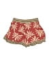 Surf Gypsy 100% Rayon Tropical Red Shorts Size M - photo 2