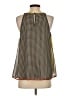 Vineet Bahl 100% Polyester Orange Sleeveless Blouse Size M - photo 2