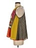 Vineet Bahl 100% Polyester Orange Sleeveless Blouse Size M - photo 5