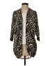 7th Roy Animal Print Brown Cardigan Size S - photo 1