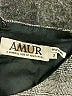 AMUR Houndstooth Black Cocktail Dress Size 2 - photo 7