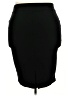 Torrid Solid Black Casual Skirt Size 3X Plus (3) - photo 2