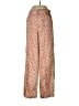 Zara 100% Polyester Hearts Pink Casual Pants Size M - photo 1