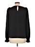 CeCe 100% Polyester Black Long Sleeve Blouse Size L - photo 2