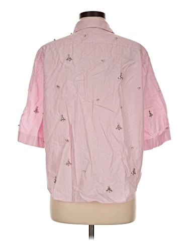 Zara 3/4 Sleeve Button-Down Shirt (view 2)