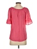 Corvia Pink Short Sleeve Blouse Size S - photo 2