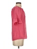 Corvia Pink Short Sleeve Blouse Size S - photo 4
