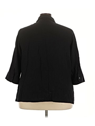 White Stag 3/4 Sleeve Button-Down Shirt (view 2)