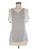 AVALIN 100% Viscose Gray Sleeveless Top Size M - photo 1