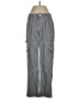 Edikted 100% Cotton Stripes Gray Cargo Pants Size S - photo 1