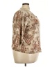 Basic Editions Tan 3/4 Sleeve Top Size 3X - photo 4