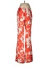 ABS Allen Schwartz 100% Polyester Floral Orange Casual Pants Size 6 - photo 1