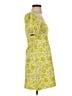 Zara 100% Polyester Yellow Casual Dress Size S - photo 4