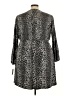 Moa Moa Animal Print Gray Casual Dress Size 3X - photo 2