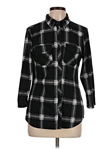 Eden & Olivia 3/4 Sleeve Button-Down Shirt (view 1)