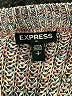 Express Outlet 100% Acrylic Tweed Gray Pullover Sweater Size S - photo 7