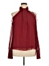 Bebe Burgundy Long Sleeve Blouse Size XL - photo 1