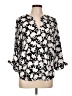 MICHAEL Michael Kors 100% Polyester Silver 3/4 Sleeve T-Shirt Size L - photo 1