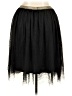 Xhilaration 100% Polyester Solid Black Casual Skirt Size XL - photo 2