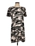 Dylan 100% Cotton Camo Gray Casual Dress Size M - photo 1