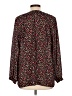 Gibson 100% Polyester Black Long Sleeve Blouse Size L - photo 2