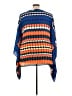 Ashley Stewart 100% Polyester Blue Poncho Size 22 Plus - photo 2